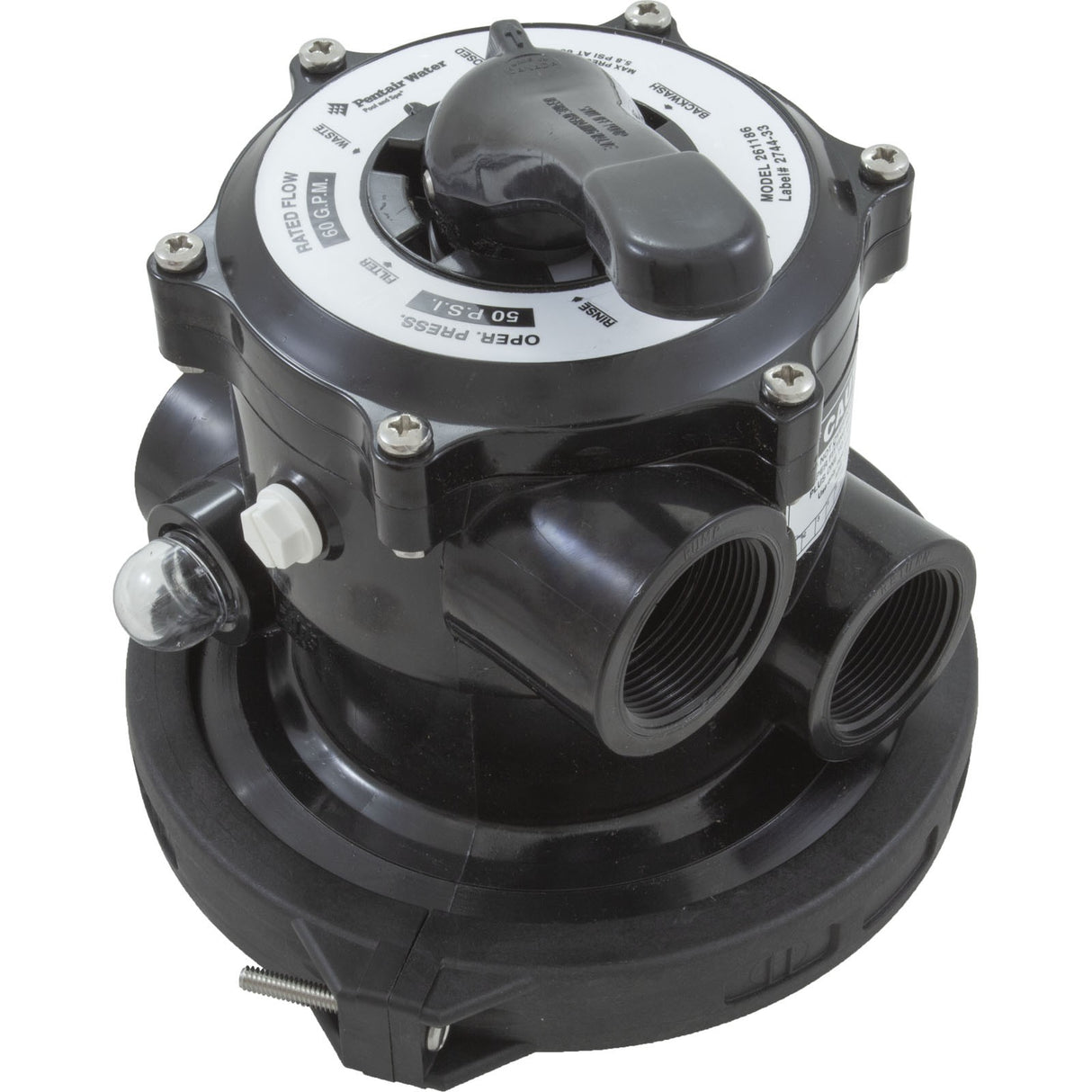Multiport Valve, Pentair-Praher TM-12-L, 1-1/2" fpt : 261186