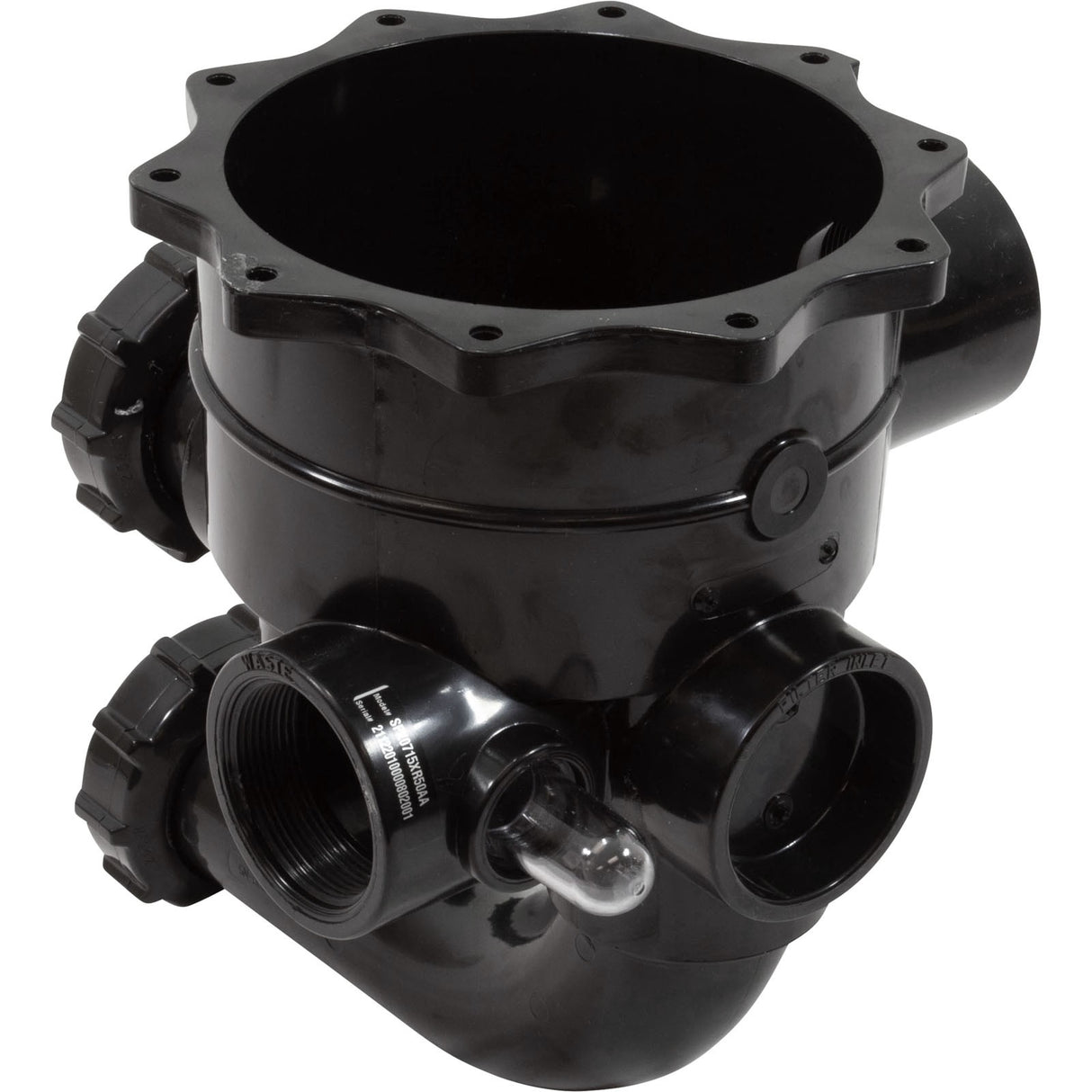 Body Assembly, Hayward SP0715 2" Vari-Flo Valve, Black : SPX0715XR50AA