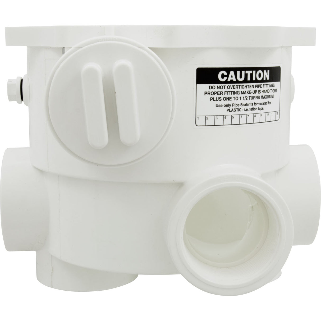 Body, Praher ABS 2" Side Mount Valves, 2"fpt, White : E-13-S2