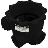 Body, Praher ABS 2" Side Mount Valves, 2"fpt, Black : E-13-S2B