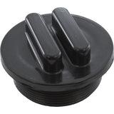 Plug, Praher ABS Side Mount Valves, 2"mpt, Black : E-19-S2B