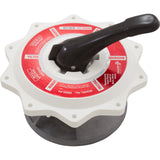 Lid Assembly, Praher ABS Top/Side Mt Valves, w/O-Ring, 2", Wht : E-50-S2