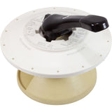 Lid Assy, Praher ABS Top/Side Mount Valve, 3", w/Gasket, Wht : 130711