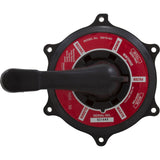 Lid Assy, Praher ABS Top/Side Mount Valves, 1-1/2", Blk, 60gpm : E-50-S1B