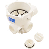 Body Assembly, Praher SM-10-AO Valve, 1-1/2", White : E-55-S1