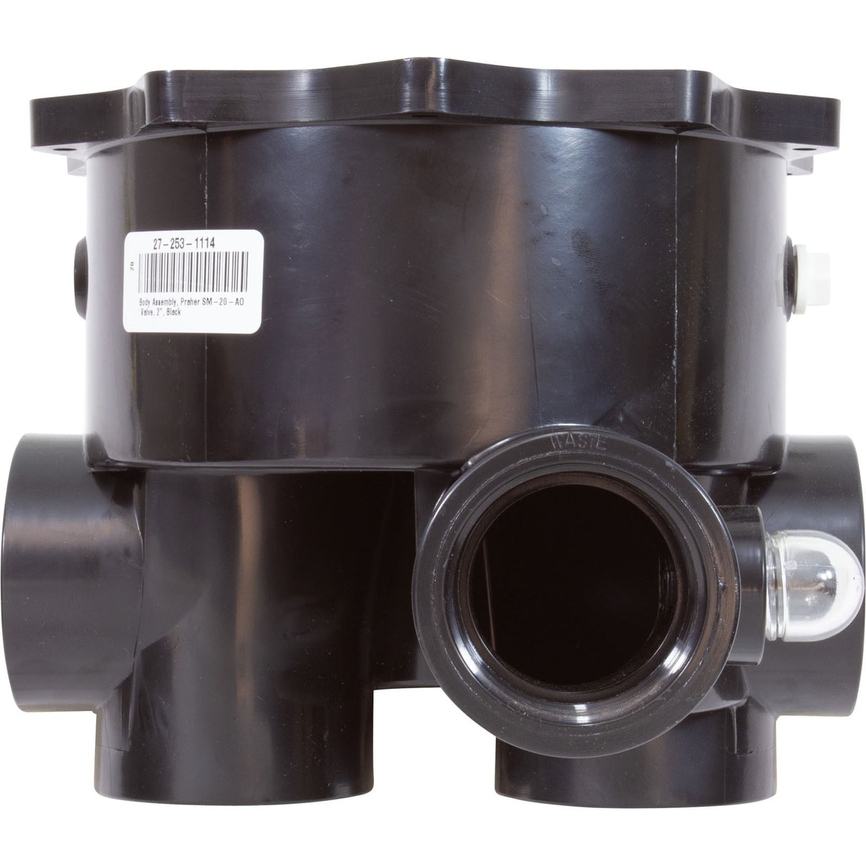 Body Assembly, Praher SM-20-AO Valve, 2", Black : E-55-S2B