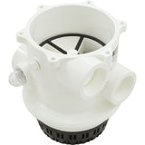 Body Assembly, Praher TM-12-A Valve, 1-1/2", White : E55-T12A