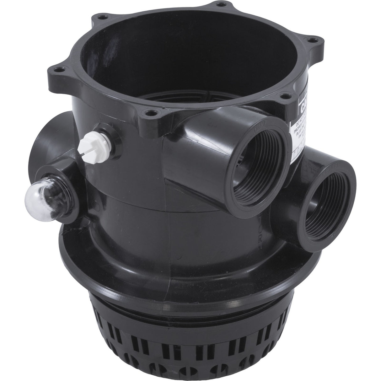 Body Assembly, Praher TM-12-B Valve, 1-1/2", Black : E55-T12B