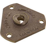 Piston Cap, Anthony Push/Pull Valve, 2", Brass : V34-153