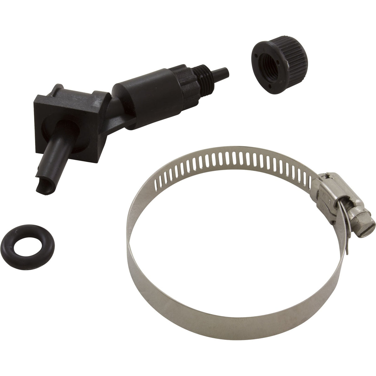 Injection Fitting, Threadless, Blue-White, 1/4"od Tubing Conn : TI40-4V