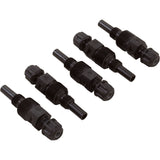 Injection Fitting Cmplt, 5 Pack, Stenner, 1/4", PVC : MCAK300