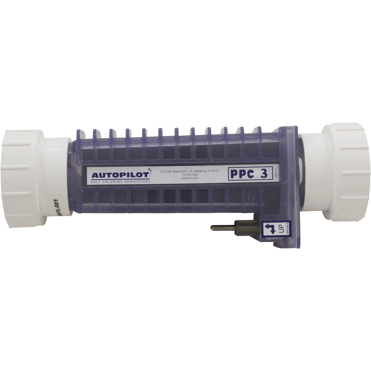 Replacement Salt Cell, Auto Pilot, PPC3, w/Female Unions : PPC3