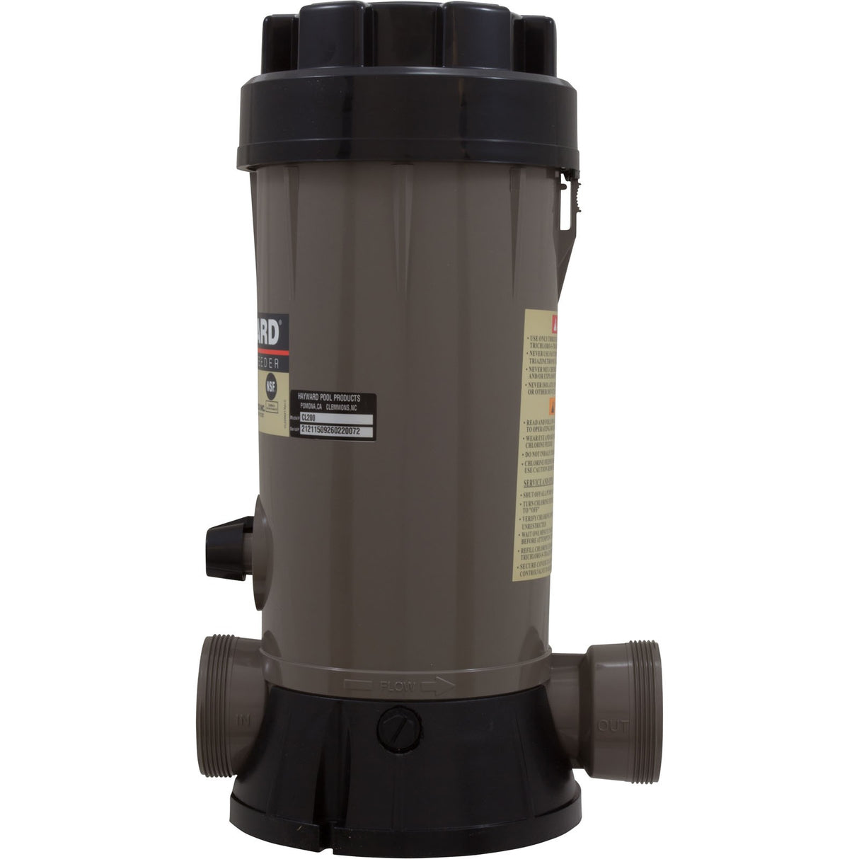 Complete Chlorinator, Hayward CL200, 1-1/2" fhbt/fpt : CL200