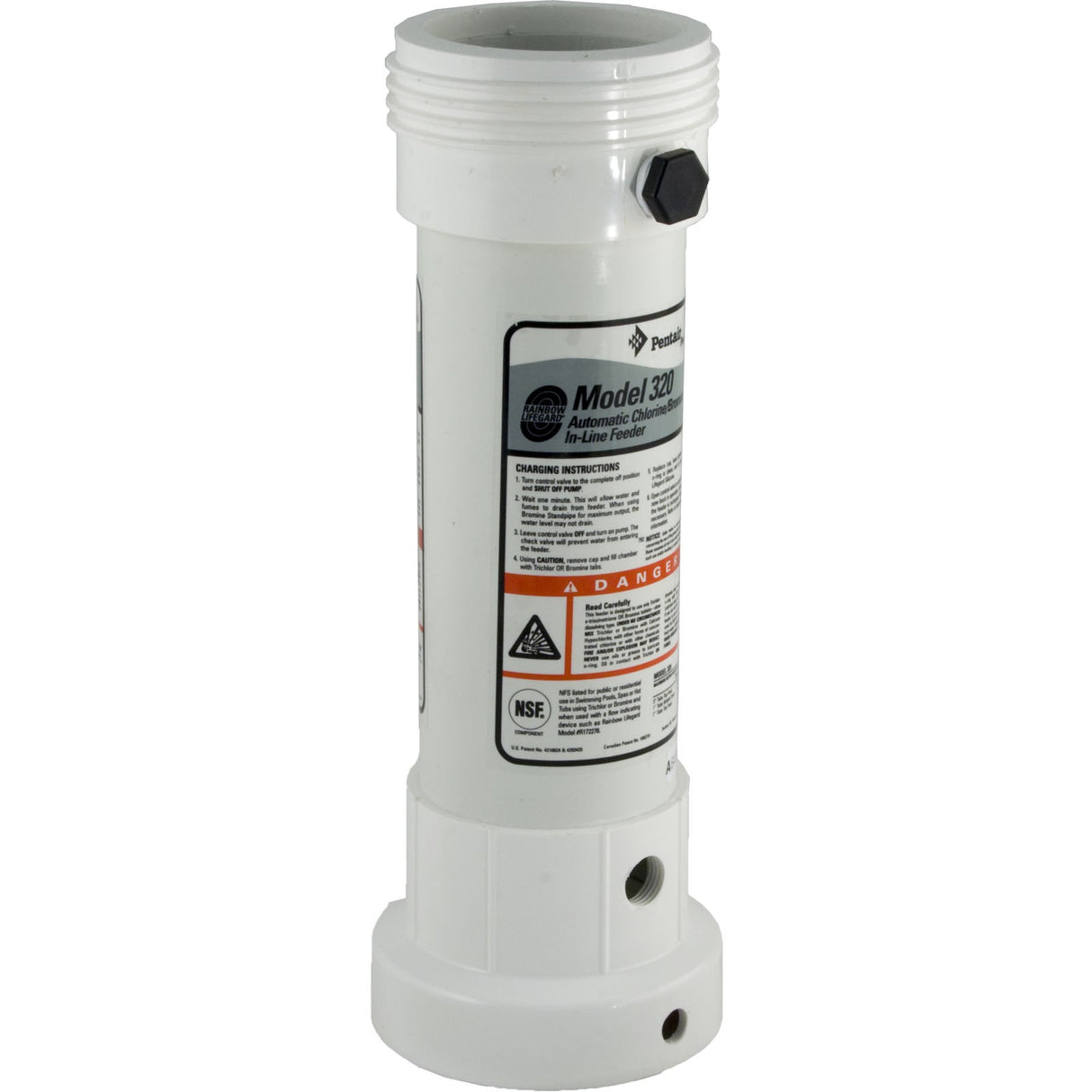 Body, Pentair Rainbow Automatic Feeder 320, New : R172321
