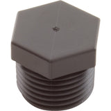 Plug, Aquastar ChemStar CH100, 1/2"mpt, PVC : CH1015
