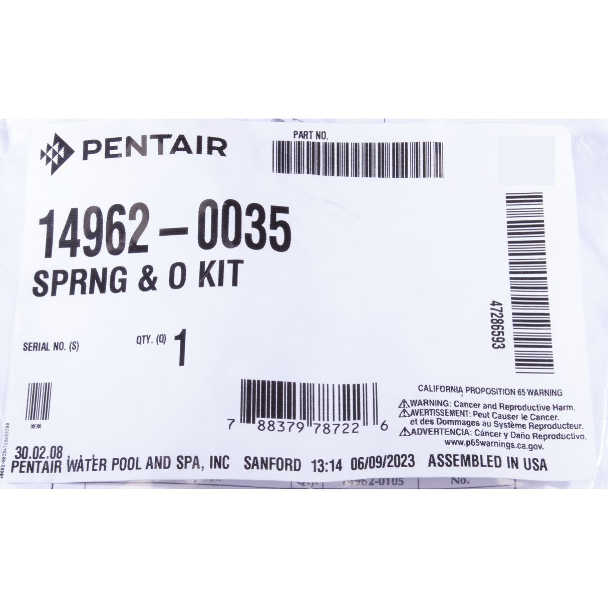 Sprng & O Kit : 14962-0035