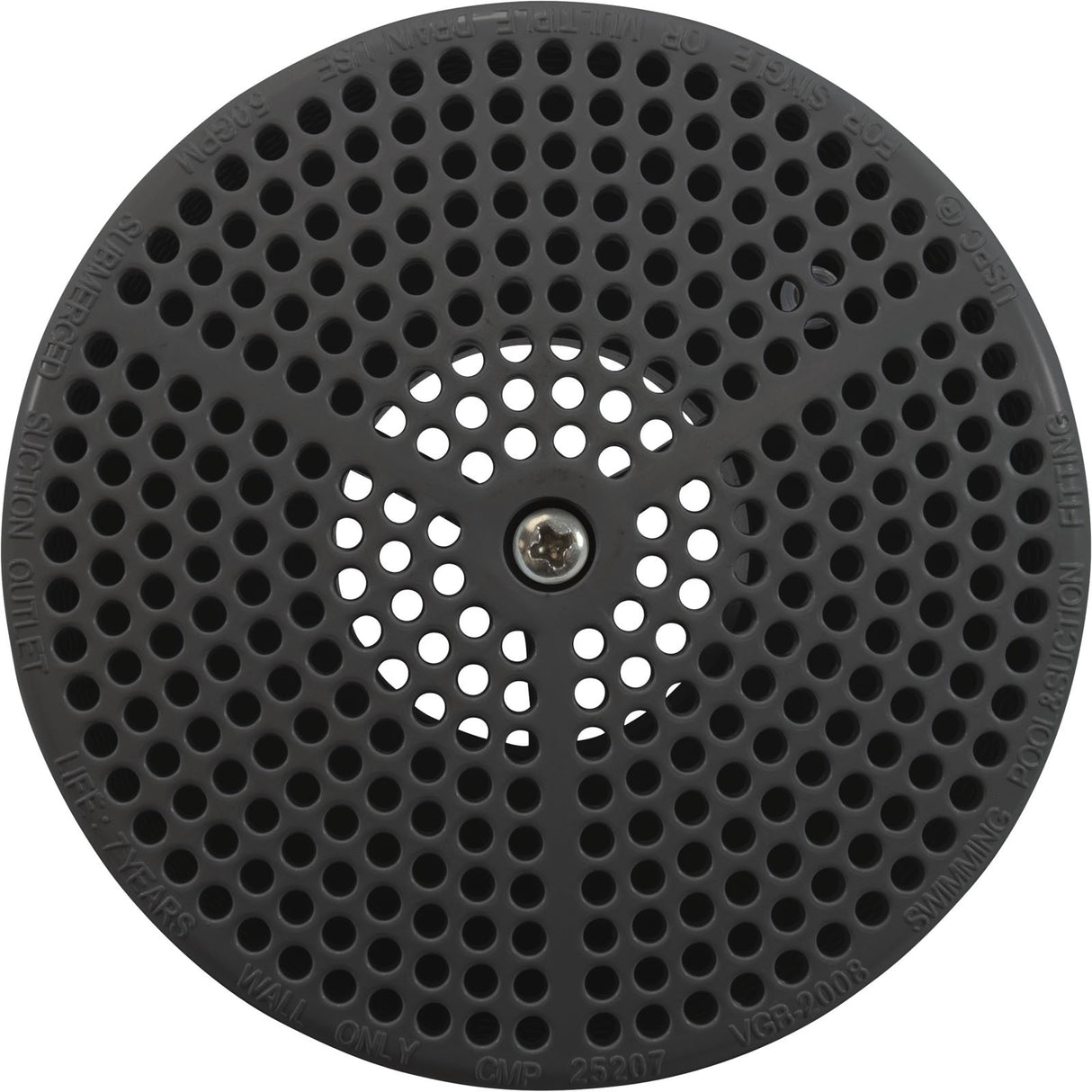 Equalizer Suction, Vgb, 1.5In Mip, Dk Gray : 25207-807-000