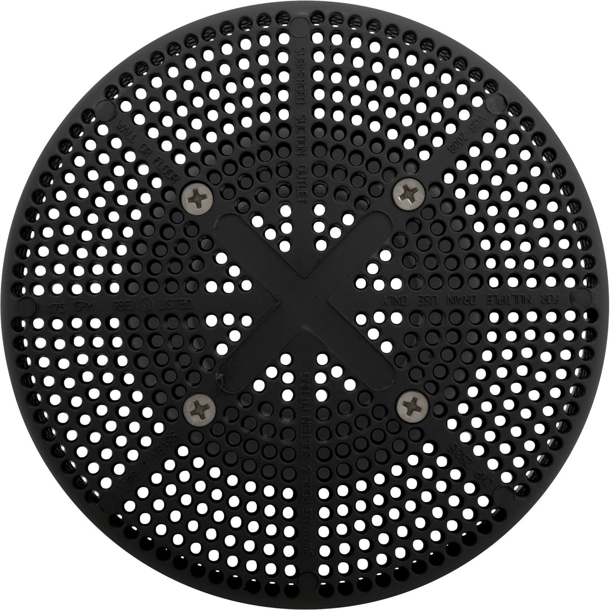 Suction Assembly, CMP, Fiberglass Pool (Vgba) Black : 25215-004-000