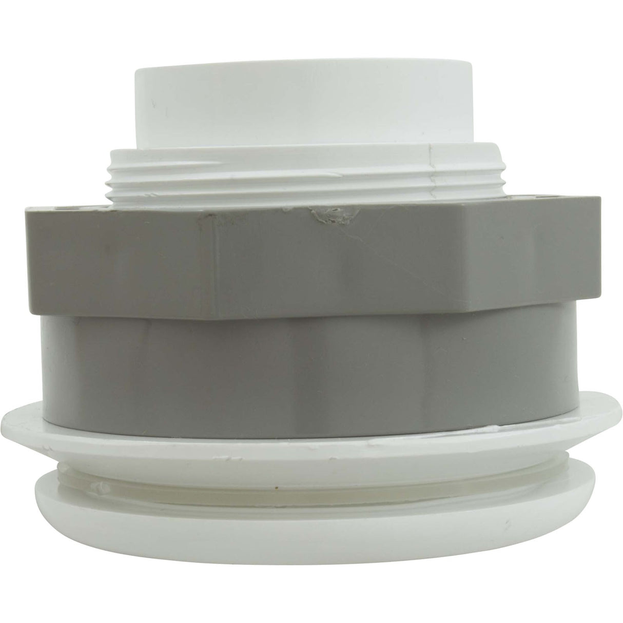 Wall Fitting, Waterway, Vinyl, 1-1/2"s Combo Nut, White : 400-9060B