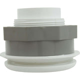 Wall Fitting, Waterway, Vinyl, 1-1/2"s Combo Nut, White : 400-9060B