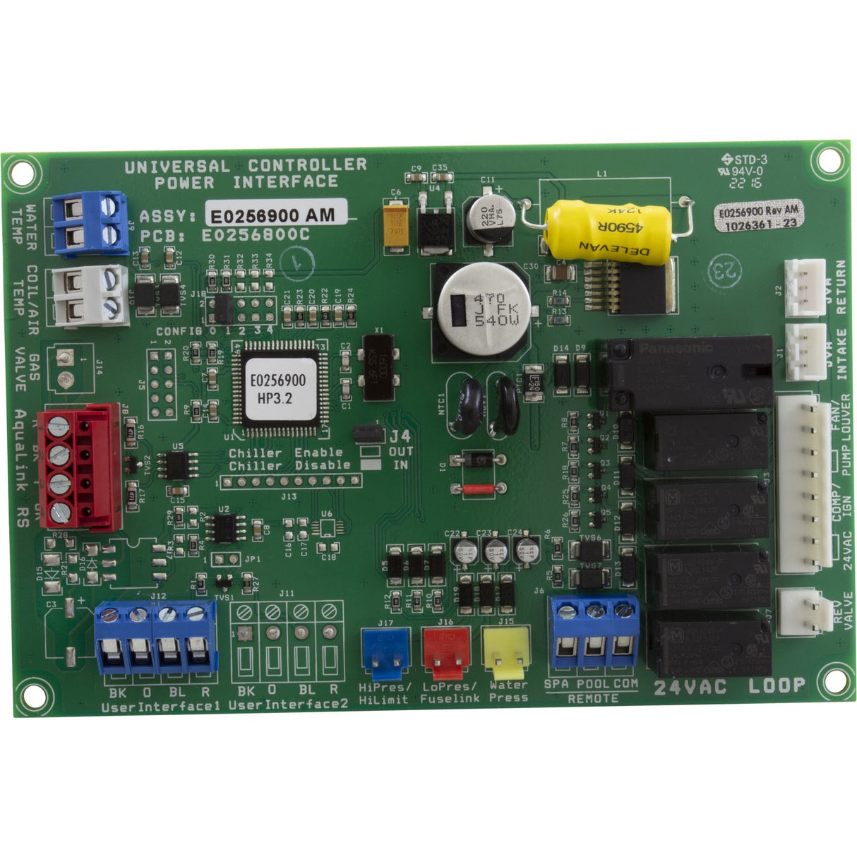 Jandy Pro Series Power Interface Pcb Replacement Kit : R3009200