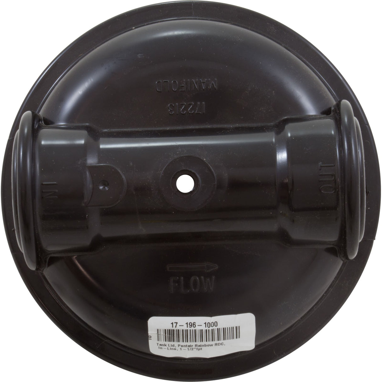 Tank Lid, Pentair Rainbow RDC, In-Line, 1-1/2"fpt : R172213
