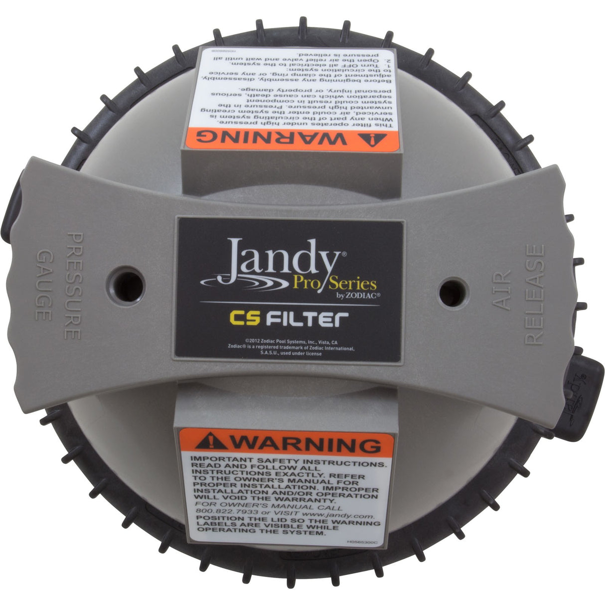Tank Lid Assembly, Zodiac Jandy CS100/CS150 : R0461900