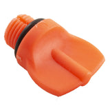 Drain Plug Wing, Speck EasyFit/BADU Pro, 1/4", w/o-Ring, Orange : 2901490300A