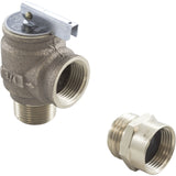 Pressure Relief Valve, Jandy/Zodiac, 3/4" x 3/4", 75psi, polymer : R0336100