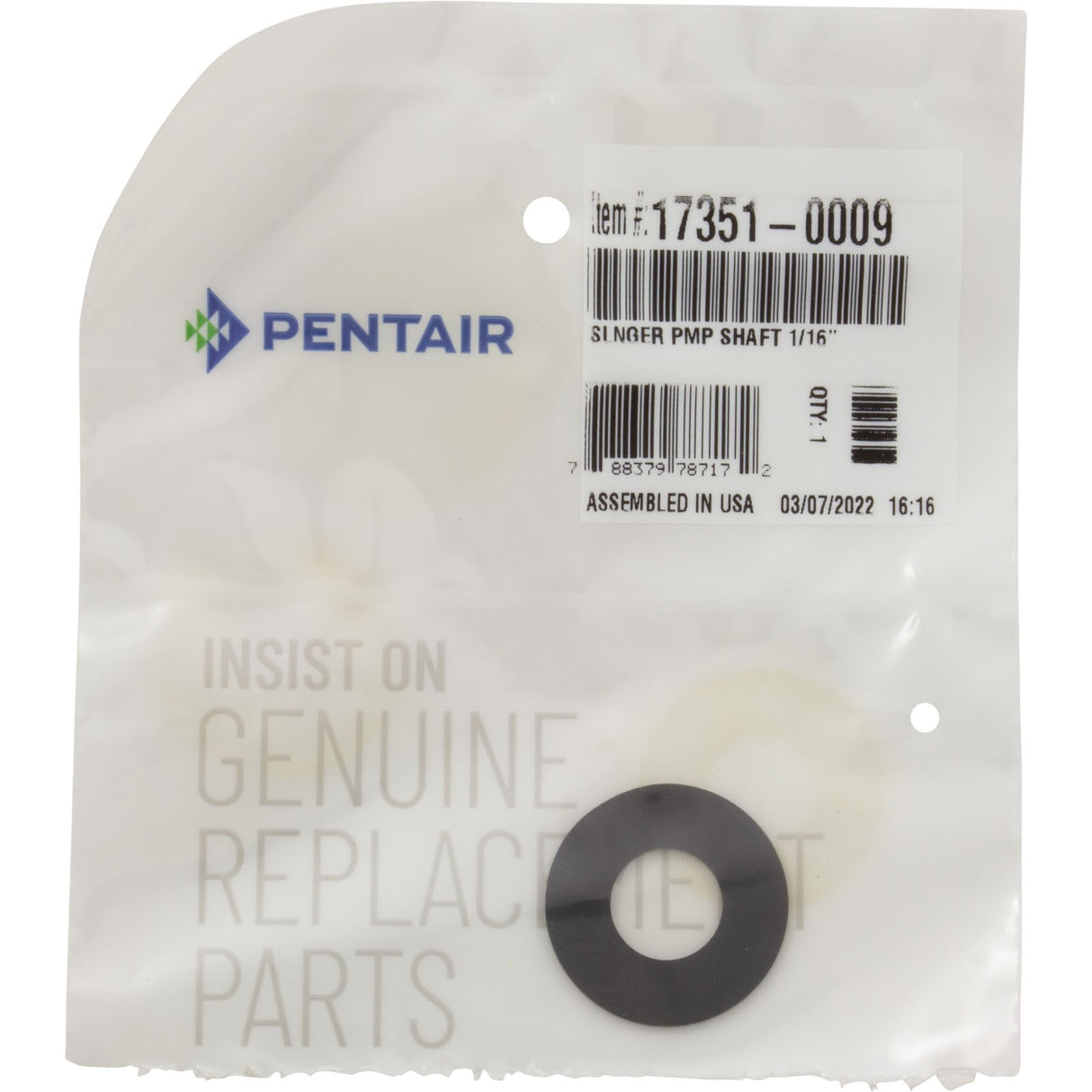 Water Slinger, Pentair Sta-Rite, Black : 17351-0009