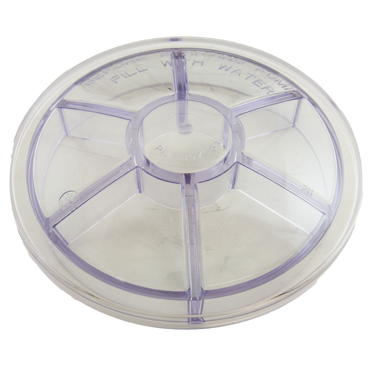 Trap Lid, Pentair WhisperFlo, After 11/98, See Thru : 357151Z