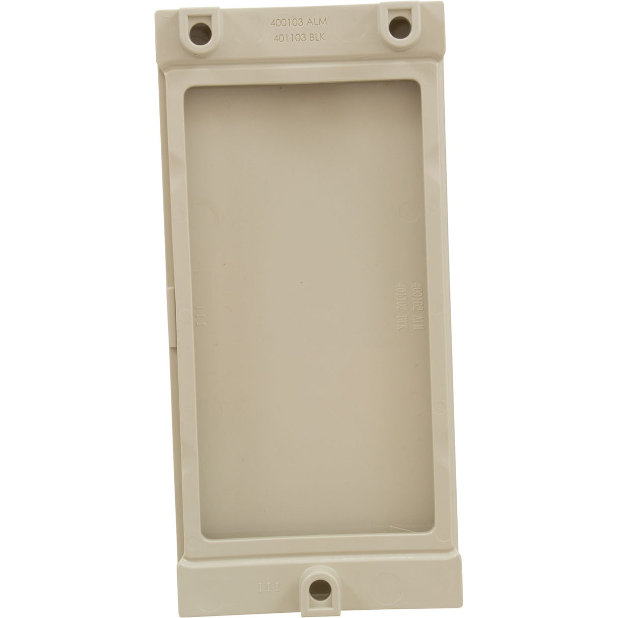 Control Cover Assy, Pentair IntelliFlo VF/VS, Almond, Post-13 : 400100