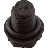 Drain Plug, Waterway HiFlo, 3/8", with O-Ring : 760-1201