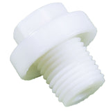 Drain Plug, Speck 21-80 GS/BS PP, GF30, Gry, Hex Head, 1/4" : 2923591203