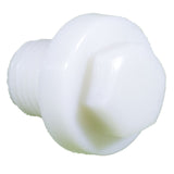 Drain Plug, Speck 21-80 GS/BS PP, GF30, Gry, Hex Head, 1/4" : 2923591203