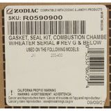Gasket Kit, Zodiac Jandy JXi 200/260/400 : R0590900