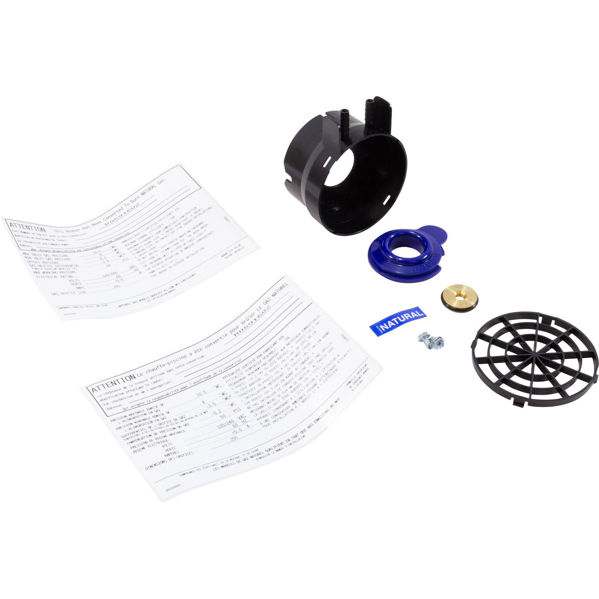 Fuel Orifice Kit, Zodiac Jandy JXi 260, Natural Gas : R0591602