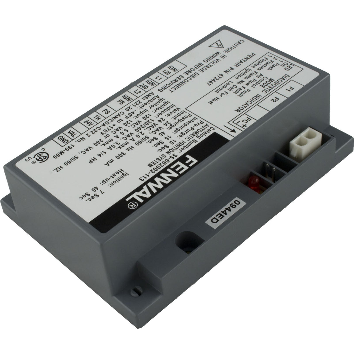 Ignition Control Module, Pentair Minimax NT, w/DDTC Control : 472447