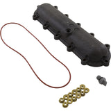 Return Header, Raypak 206A - 407A, w/ Flange Nut Kit : 015095F
