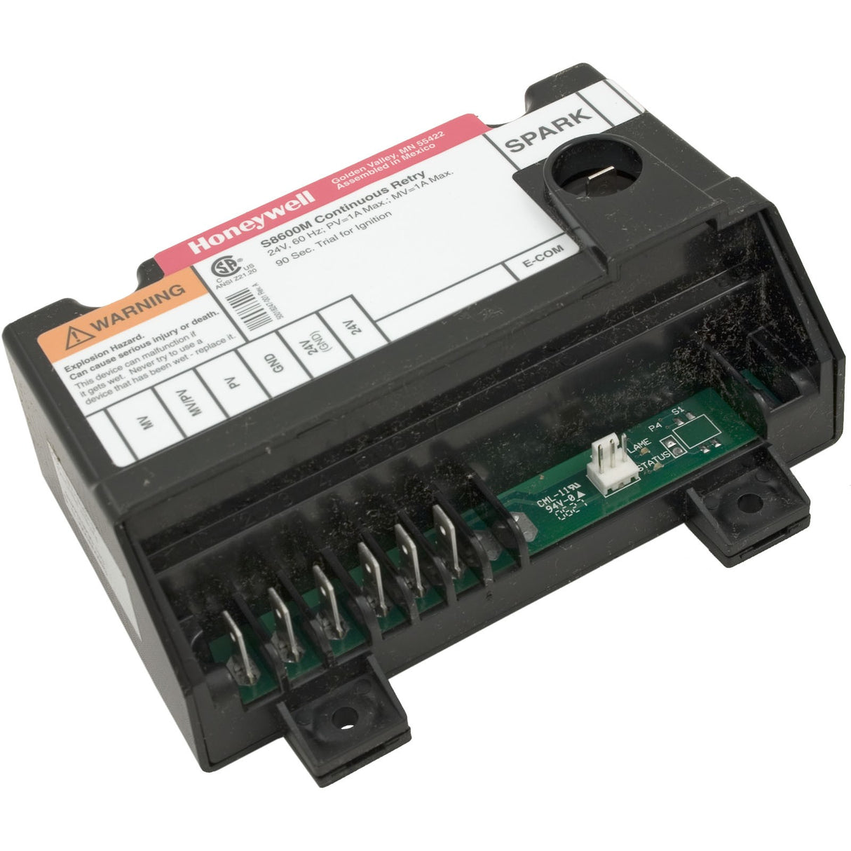 Ignition Control, Raypak 53A/55A/105A/151/153, with out Lock : 004817B