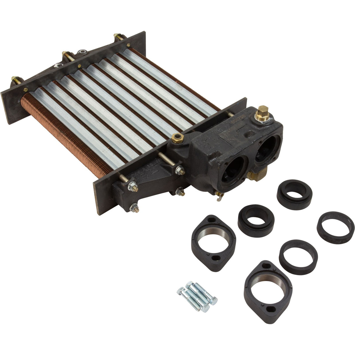 Heat Exchanger, Raypak 206A/207A, Copper : 010051F