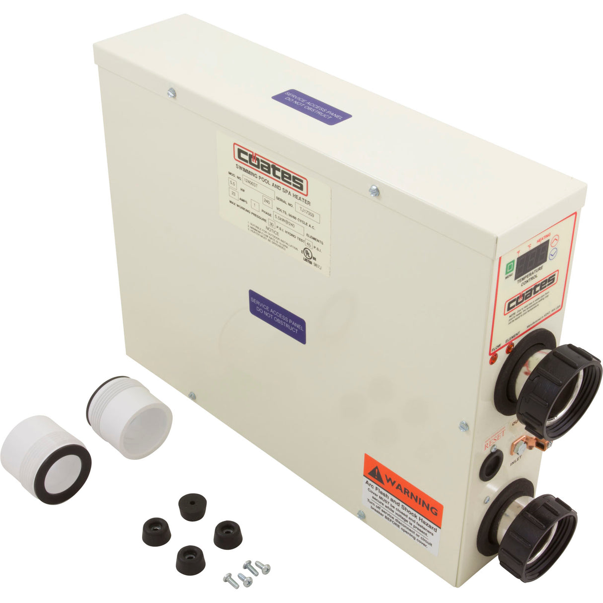 Electric Heater, Coates, 5.5Kw, 240V, Single Phase : 12406ST