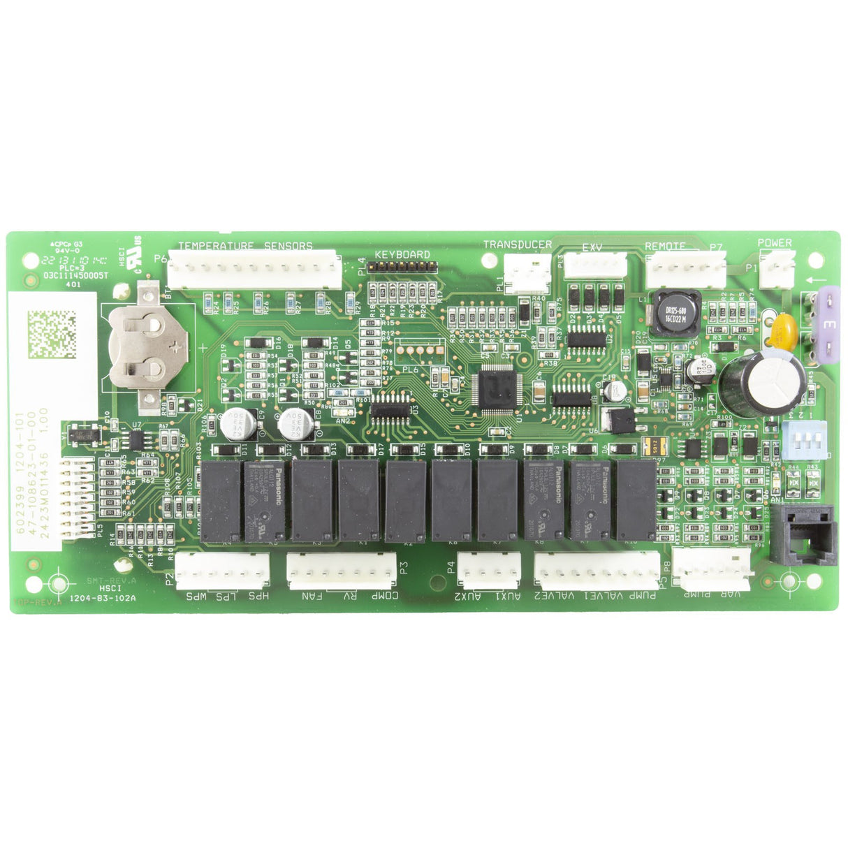 PCB, Raypak 5450/6450/8450, Digital : 100-10000347