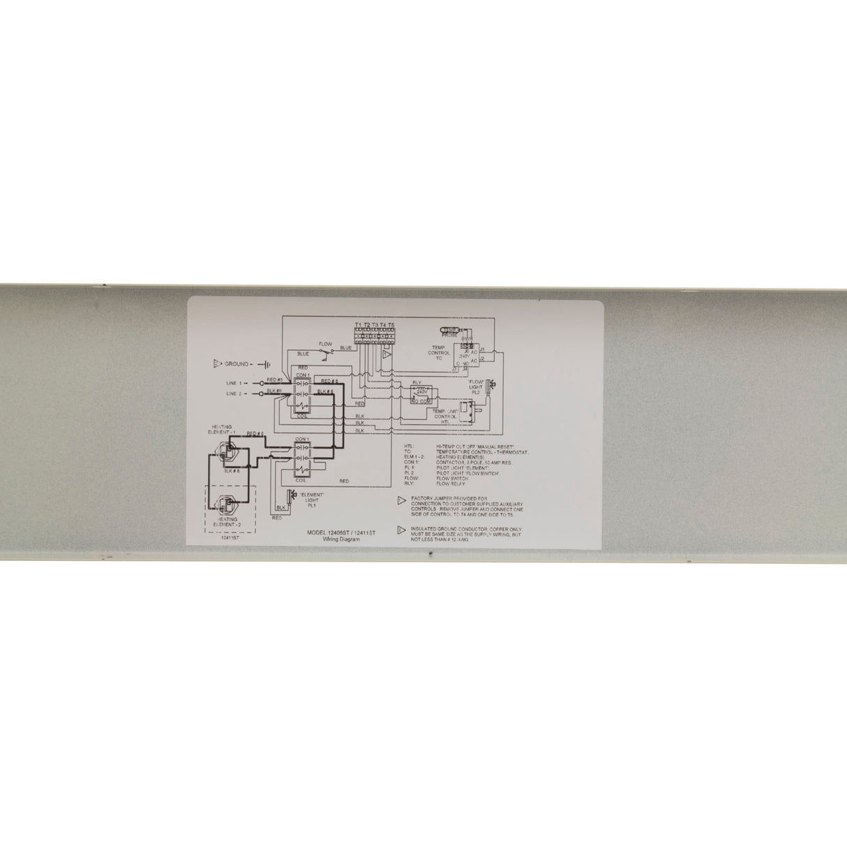 Electric Heater, Coates, 11.0kW, 240V, Single Phase : 12411ST