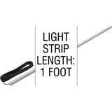 Light Strip, PAL LED, 1ft, w/Diffuser Lens, 65ft Cord : 42-PLOF-RGB-030