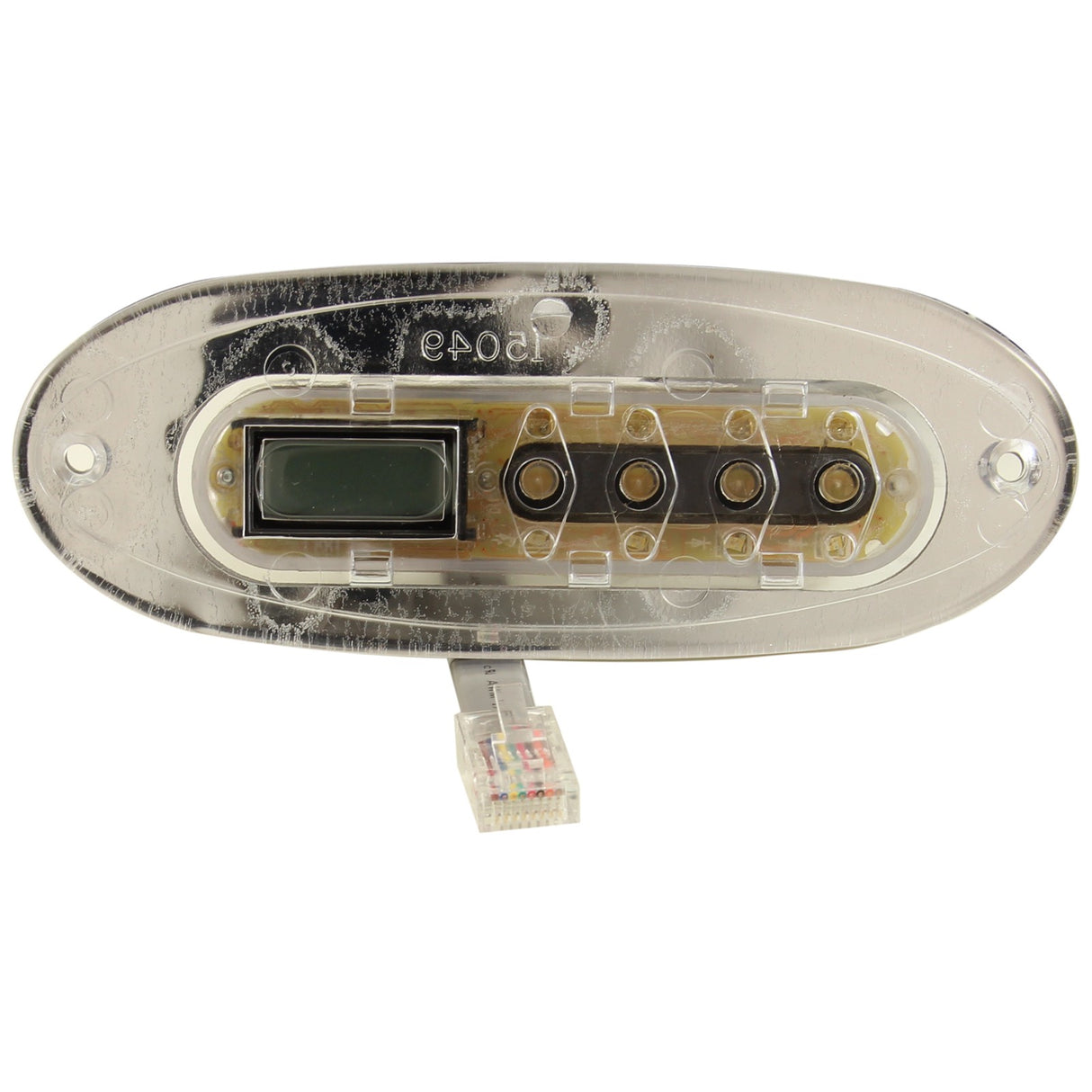 Topside Only, BWG Genuine VL240, 4 Button, Clear, w/o Overlay : G8224