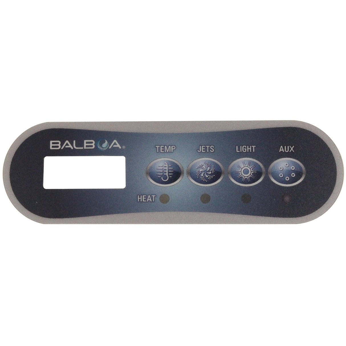 Overlay, Balboa TP200T, Temp/Jets/Light/Aux : 17325
