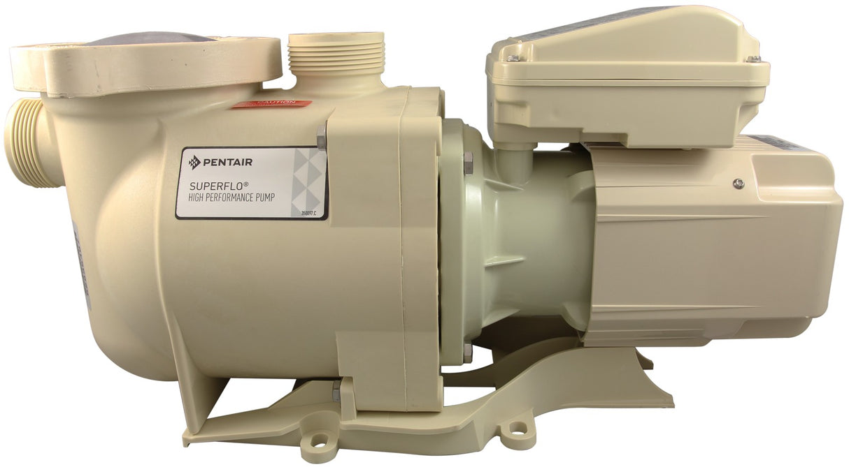 Pump, Pentair SuperFlo DOE, 1.1hp, 1-Spd, 115v/208v-230v, TEFC : 348190
