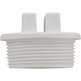 Universal Plug 1 1/2"Mpt W/ O Ring Groove - White : 715-6610
