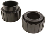 Pump Union, Qty 2, Carvin, 1-1/2"fbt x 1-1/2"s, Black : 31175608R2-BLK